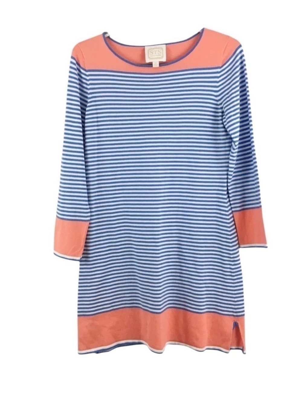 Sail to Sable STS Striped Cotton Knit Dress